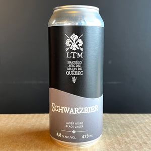 A can of LTM - Les Trois Mousquetaires, Schwarzbier from My Beer Dealer.