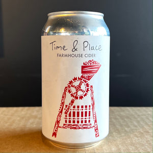 A can of Revel Cider Company, Time & Place from My Beer Dealer.