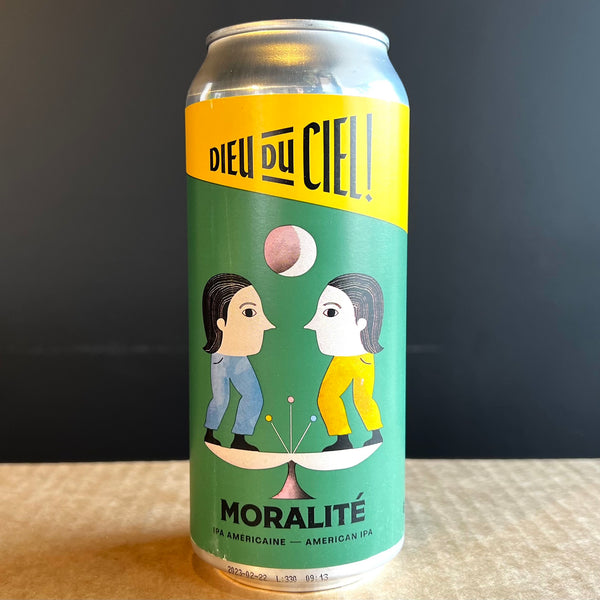 A can of Brasserie Dieu Du Ciel!, Moralite from My Beer Dealer.