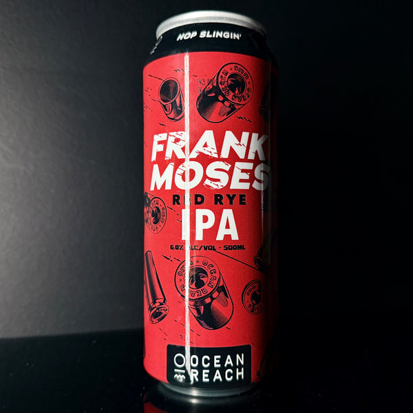 Ocean Reach Brewing, Frank Moses: Red Rye IPA, 500ml