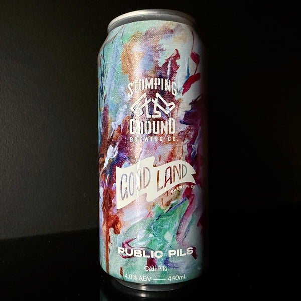 Good Land X Stomping Ground, Public Pils: Cali Pils, 440ml