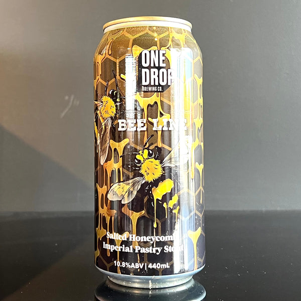 One Drop Brewing Co., Bee Line Salted Caramel Honeycomb Pastry Stout, 440ml