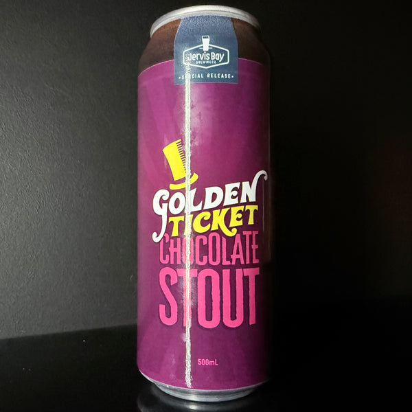 Jervis Bay Brewing Co., Golden Ticket: Chocolate Stout, 500ml