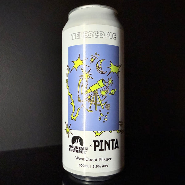 Mountain Culture Beer Co., Telescopic: West Coast Pils, 500ml