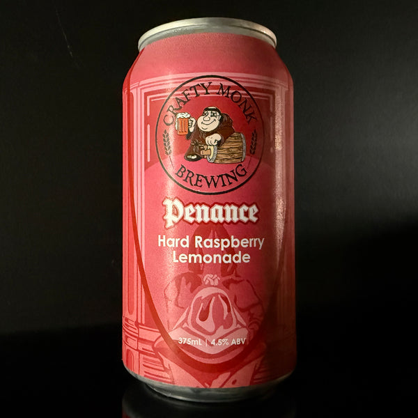 Crafty Monk Brewing, Penance: Hard Raspberry Lemonade, 375ml