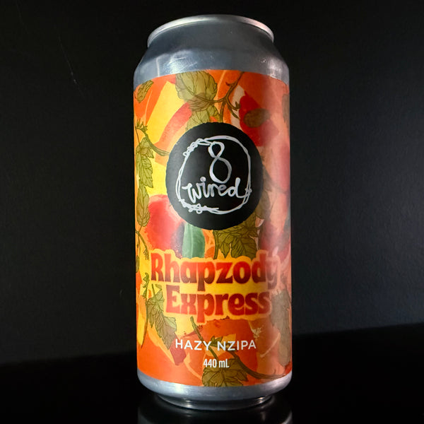 8 Wired, Rhapzody Express: Hazy NZIPA, 440ml