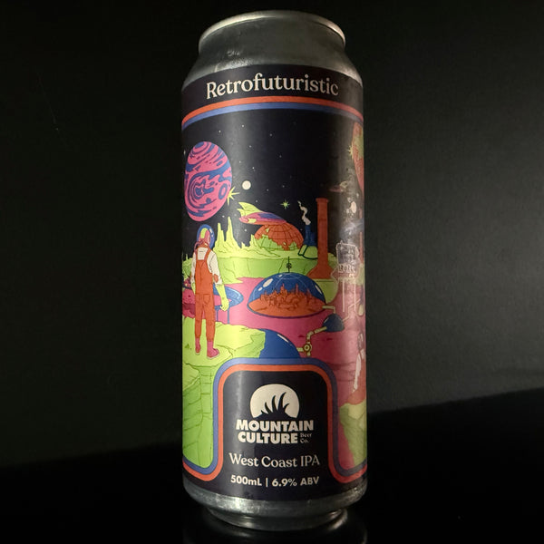 Mountain Culture Beer, Retrofuturistic: West Coast IPA, 500ml