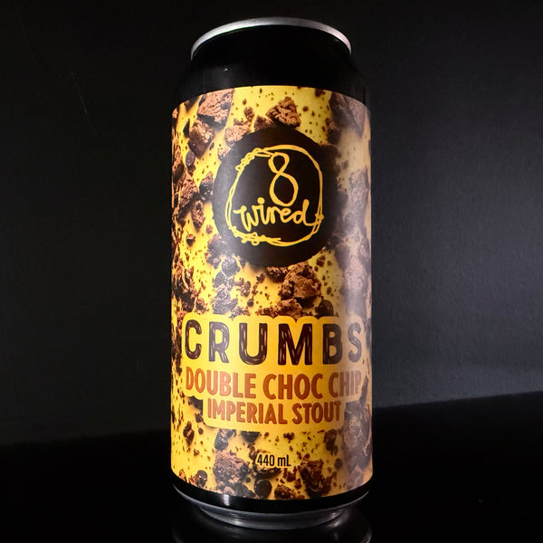 8 Wired, Crumbs Double Choc Chip: Imperial Stout, 440ml