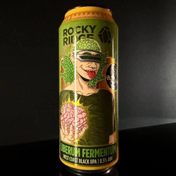 Rocky Ridge x Bracket. Liberum Fermentum: West Coast Black IIPA, 500ml