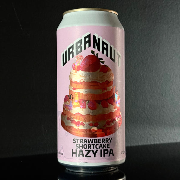 Urbanaut Brewing, Strawberry Shortcake: Hazy IPA, 440ml