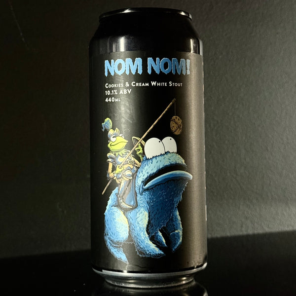 Double Vision Brewing, Nom Nom: Cookies and Cream White Imperial Stout, 440ml