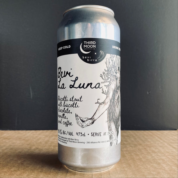 A can of Third Moon Brewing Company, Bevi La Luna from My Beer Dealer.