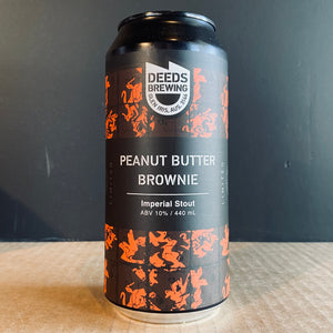 A can of Deeds Brewing, Peanut Butter Brownie, 440ml from My Beer Dealer.