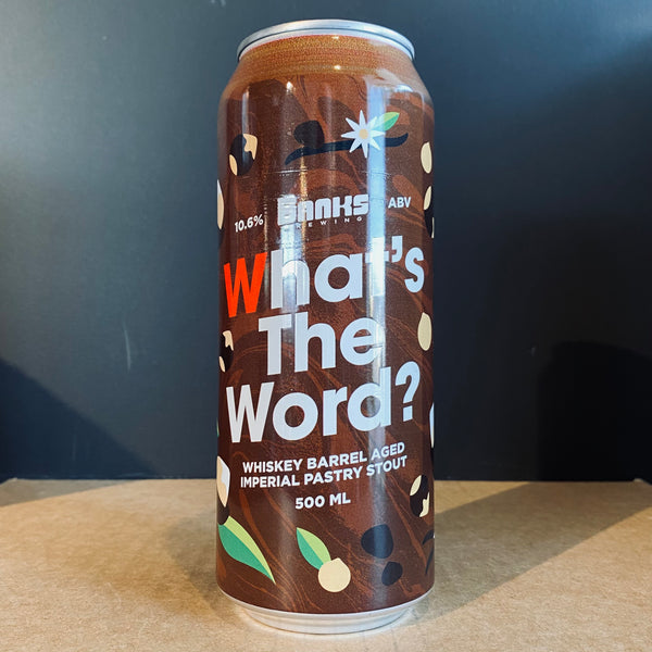 Banks Brewing, What's The Word?, 500ml