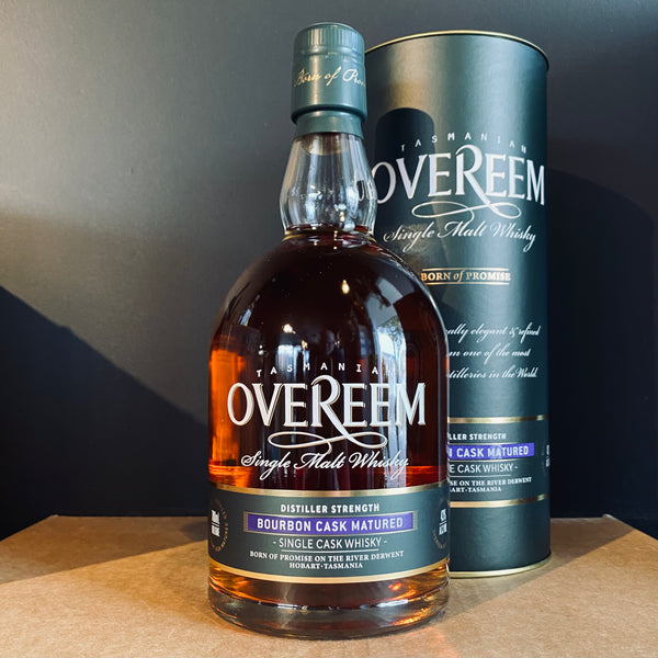 A bottle of Overeem, Bourbon Cask Single Malt Whisky, 700ml from My Beer Dealer