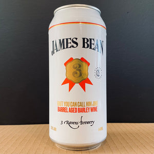 A can of 3 Ravens Brewery, James Bean, 440ml from My Beer Dealer