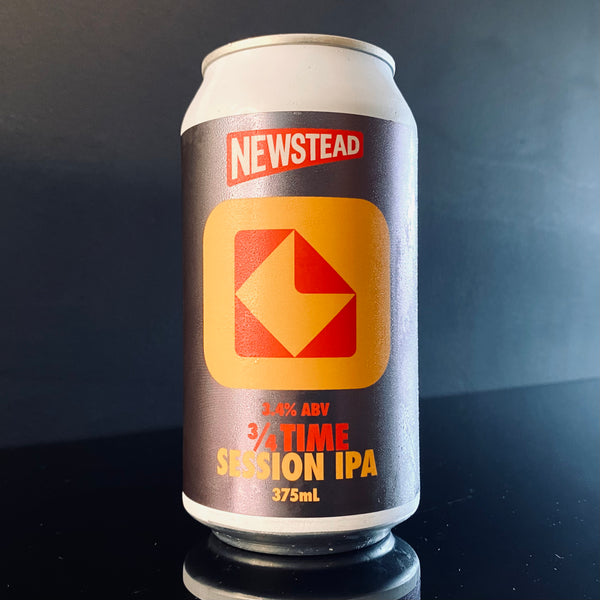 A can of Newstead Brewing, 3/4 Time Session IPA, 375ml from My Beer Dealer.