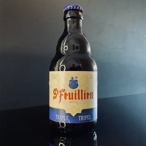 A bottle of Brasserie St-Feuillien, St-Feuillien Triple, 330ml from My Beer Dealer