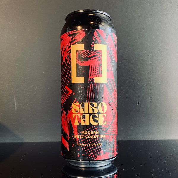 A can of Working Title Brew Co., Sabotage, 500ml from My Beer Dealer.