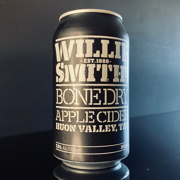 A can of Willie Smith's, Bone Dry Apple Cider, 355ml from My Beer Dealer