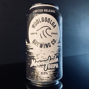 A can of Woolgoolga Brewing Co., Moonglade BIIPA, 375ml from My Beer Dealer.