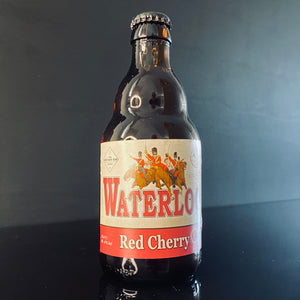 A bottle of Waterloo Brewery Mont-St-Jean, Waterloo Red Cherry, 330ml from My Beer Dealer.