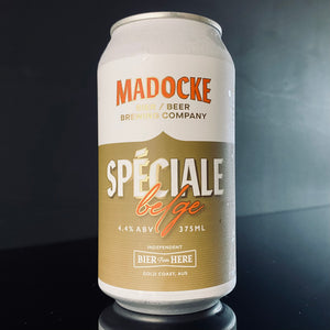 A can of Madocke Beer Brewing Company, Speciale Belge, 375ml from My Beer Dealer.