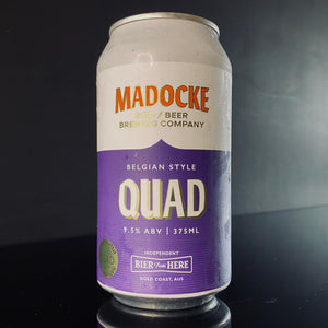 A can of Madocke, Quad, 375ml from My Beer Dealer.