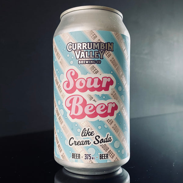 A can of Currumbin Valley Brewing Co., Sour Beer (like Cream Soda), 375ml from My Beer Dealer