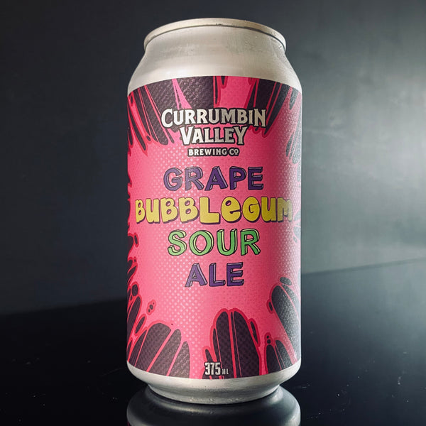 A can of Currumbin Valley Brewing Co., Grape Bubblegum Sour, 375ml from My Beer Dealer.