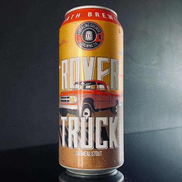 A can of Toppling Goliath Brewing Co., Rover Truck, 473ml from My Beer Dealer.