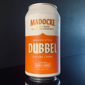 A can of Madocke Beer Brewing Co., Dubbel, 375ml from My Beer Dealer