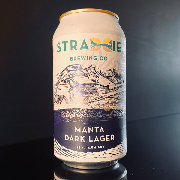 A can of Straddie Brewing Co., Manta Dark Lager, 375ml from My Beer Dealer