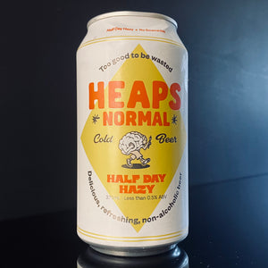 A can of Heaps Normal, Half Day Alc-Free, 375ml from My Beer Dealer