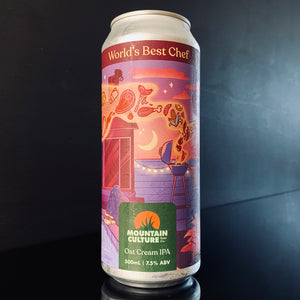 A can of Mountain Culture Beer Co., World's Best Chef, 500ml from My Beer Dealer.