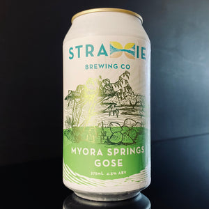 A can of Straddie Brewing Co., Myora Springs Gose, 375ml from My Beer Dealer.