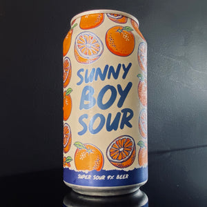 A can of Hope Brewery, Sunny Boy Super Sour, 375ml from My Beer Dealer.