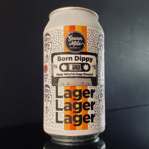 A can of Seven Mile Brewing Co., Born Dippy, 375ml from My Beer Dealer
