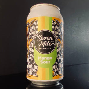 A can of Seven Mile Brewing Co., Mango Sour, 375ml from My Beer Dealer.