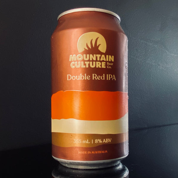 A can of Mountain Culture, Double Red IPA, 355ml from My Beer Dealer