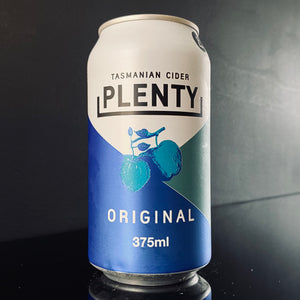 A can of Plenty Cider, Original, 375ml from My Beer Dealer.