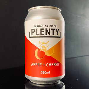 A can of Plenty Cider, Apple & Cherry, 330ml from My Beer Dealer.