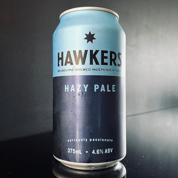 A can of Hawkers, Hazy Pale Ale, 375ml from My Beer Dealer.