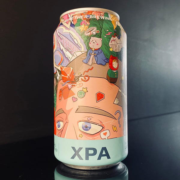 A can of Aether Brewing, XPA, 375ml from My Beer Dealer.