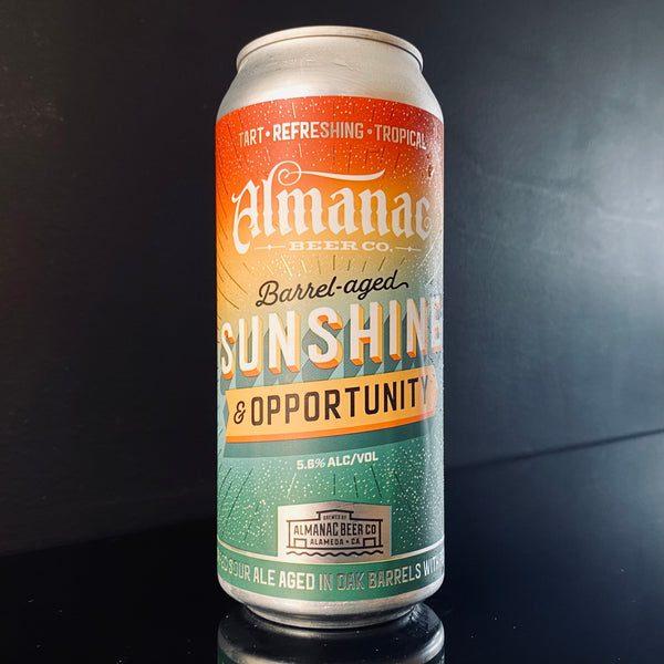 A can of Almanac, Sunshine and Opportunity, 473ml from My Beer Dealer.