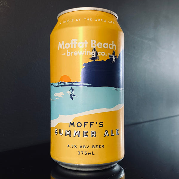 A can of Moffat Beach, Moff's Summer Ale, 375ml from My Beer Dealer.