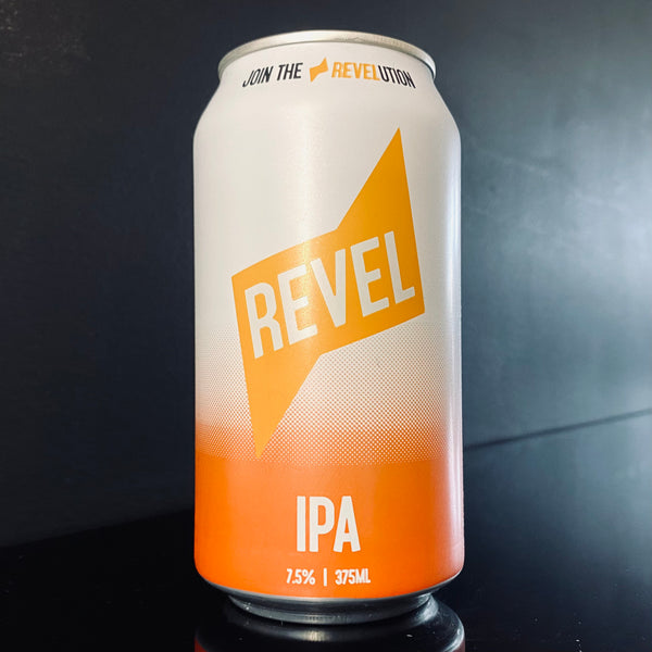 A can of Revel Brewing Co, IPA, 375ml fromMy Beer Dealer.