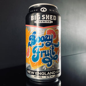 A can of Big Shed Brewing Concern, Boozy Fruit, 375ml from My Beer Dealer.