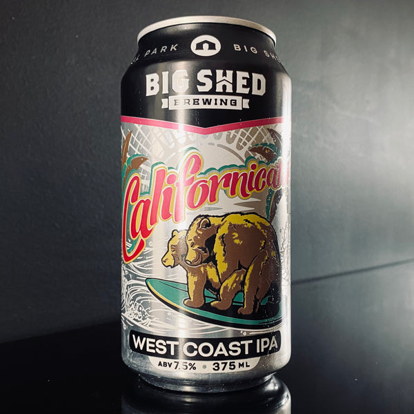 A can of Big Shed, Californicator, 375ml from My Beer Dealer.