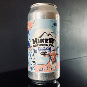 A can of Hiker, Billy Goat Bock, 440ml from My Beer Dealer.